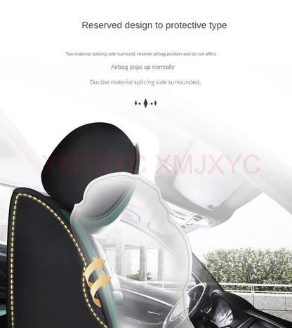 Lux Car Seat Covers, Universal Style Full Coverage Car Seat Cover for Mazda CX5 CX30 Volvo V40 Renault Megane Clio 3 Rav4 Car Accessories Pu Leather