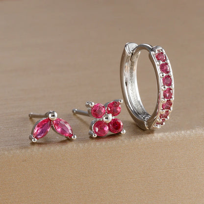 Aurora Bloom™ Earring Set 3PCS Stainless Steel Gold