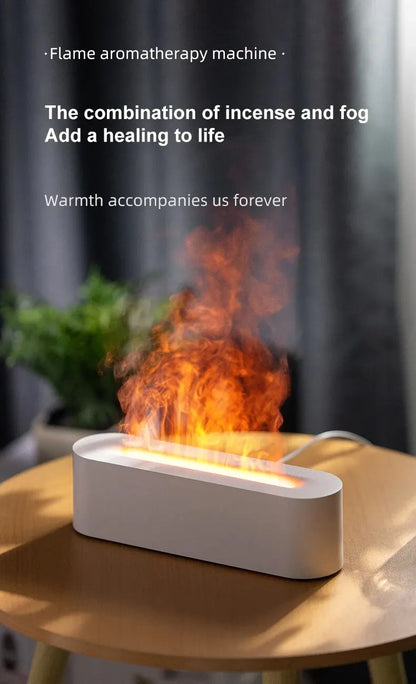 GlowMist™ RGB Flame Diffuser with 7 LED Colors