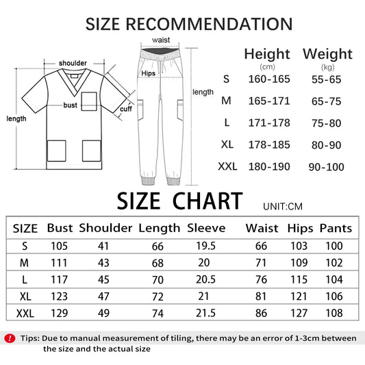 BreatheFlex™ Anti-Wrinkle Unisex Nursing Scrubs