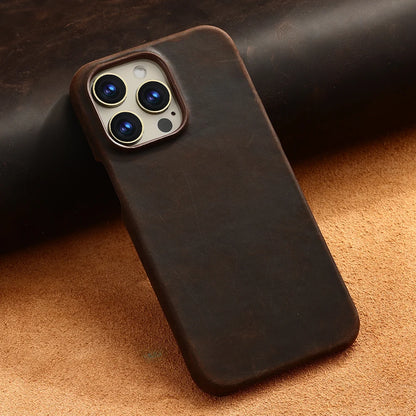 MagLux™ Retro Pull-Up Geniune Leather Case for iPhone 15/16 Series