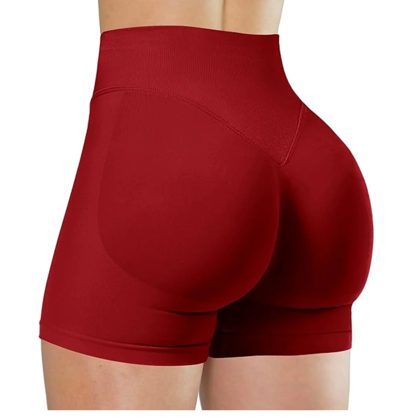 ElevateFit™ High Waist Yoga Shorts – Breathable Running & Training Pants