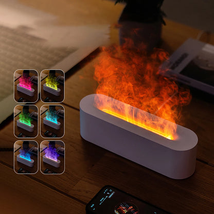 GlowMist™ RGB Flame Diffuser with 7 LED Colors