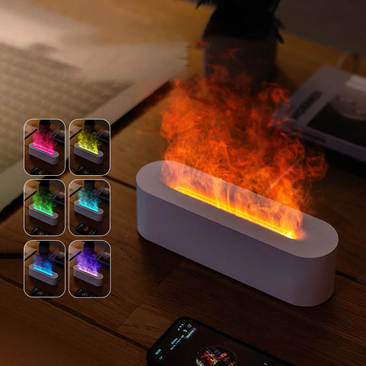 GlowMist™ RGB Flame Diffuser with 7 LED Colors