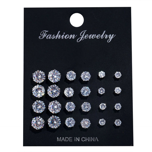 8.	Starflare™ Zircon & Pearl Earring Set