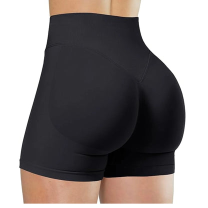 ElevateFit™ High Waist Yoga Shorts – Breathable Running & Training Pants