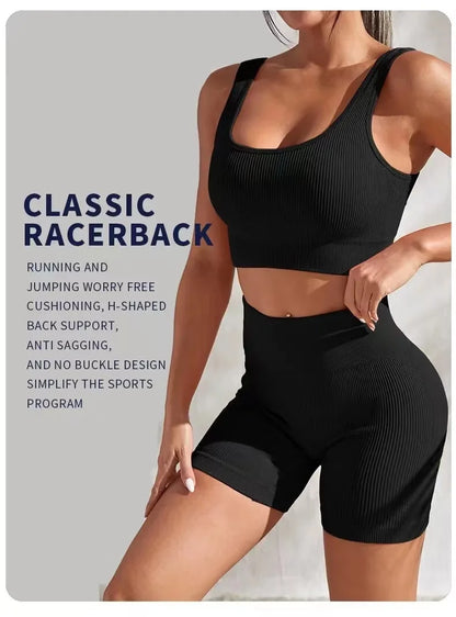 Yogiana™ Ribbed Workout Set