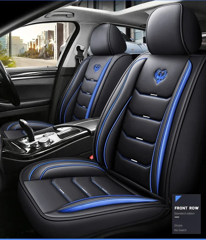 Universal Fit Car Seat Covers – 3D Design Faux Leather Protection