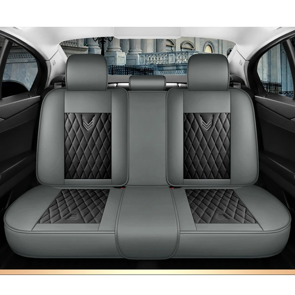 Leather Car Seat Covers for Renault Megane 2 3 Fluence Scenic Clio Captur Kadjar Logan 2 Duster Arkana Kangoo for Vehicle Parts