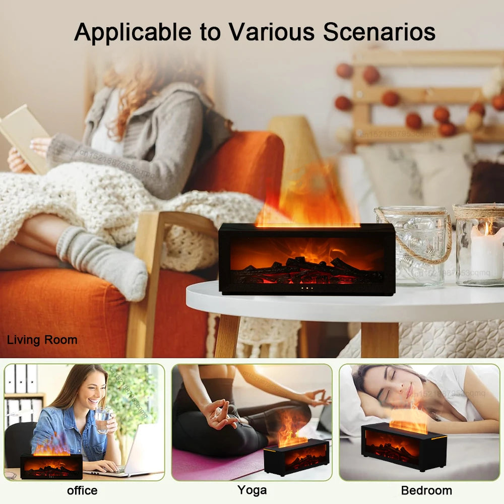 FlameGlow™ Aromatherapy Humidifier with Remote