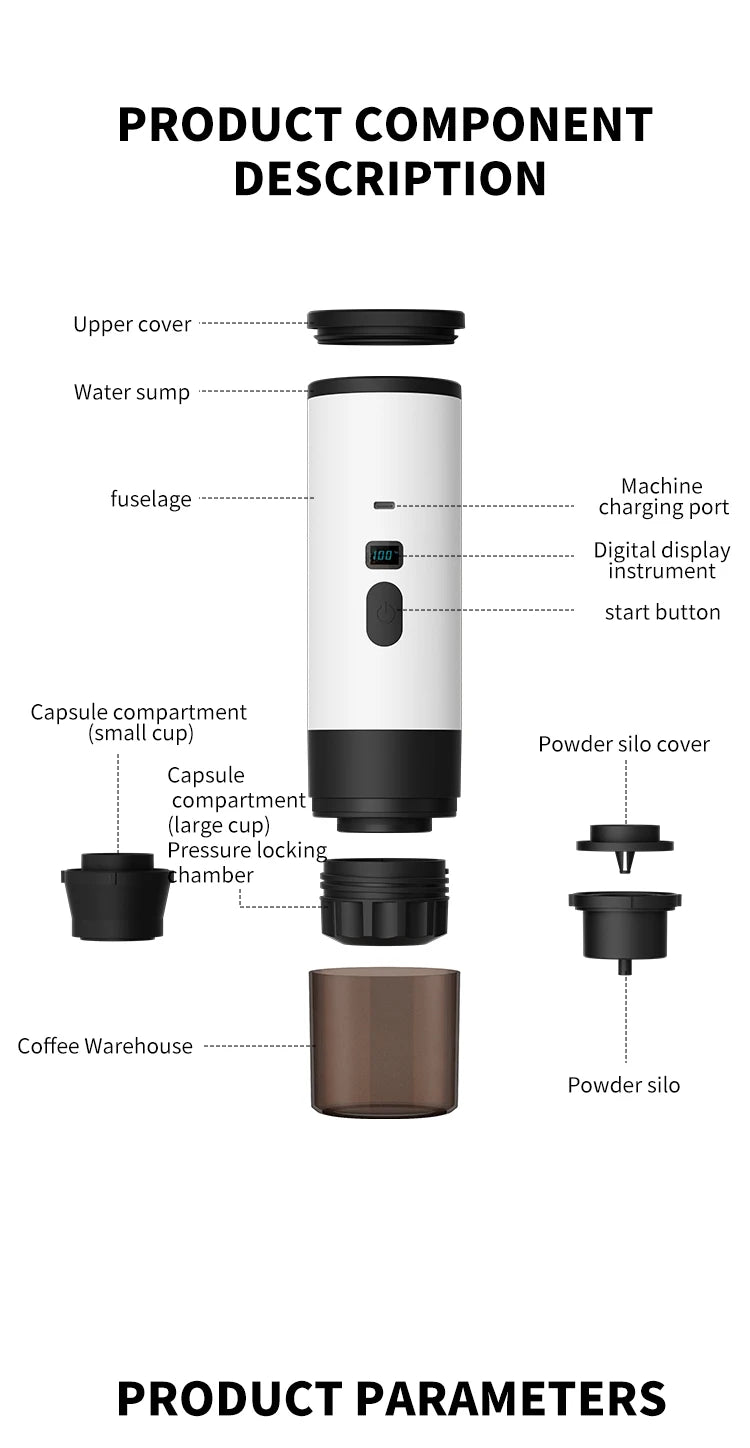 Xiaomi Youpin CaféGo™ Portable Coffee Machine