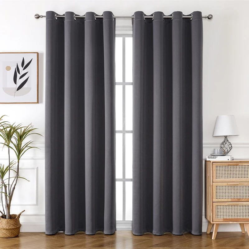 Blackout Bliss™ Grommet Curtains for Bedroom & Living Room, Thermal Insulated
