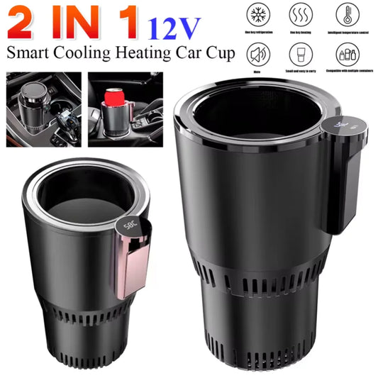 Portable Smart 2 In 1 12V  Cooling & Heating car Cup Drinks Holder