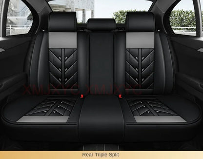 Lux Car Seat Covers, Universal Style Full Coverage Car Seat Cover for Mazda CX5 CX30 Volvo V40 Renault Megane Clio 3 Rav4 Car Accessories Pu Leather