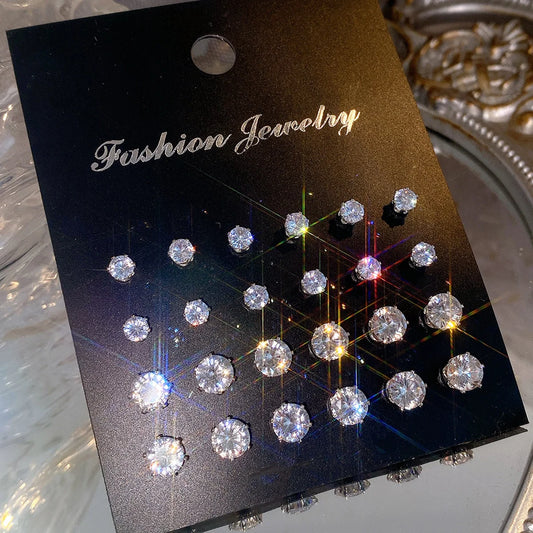 8.	Starflare™ Zircon & Pearl Earring Set