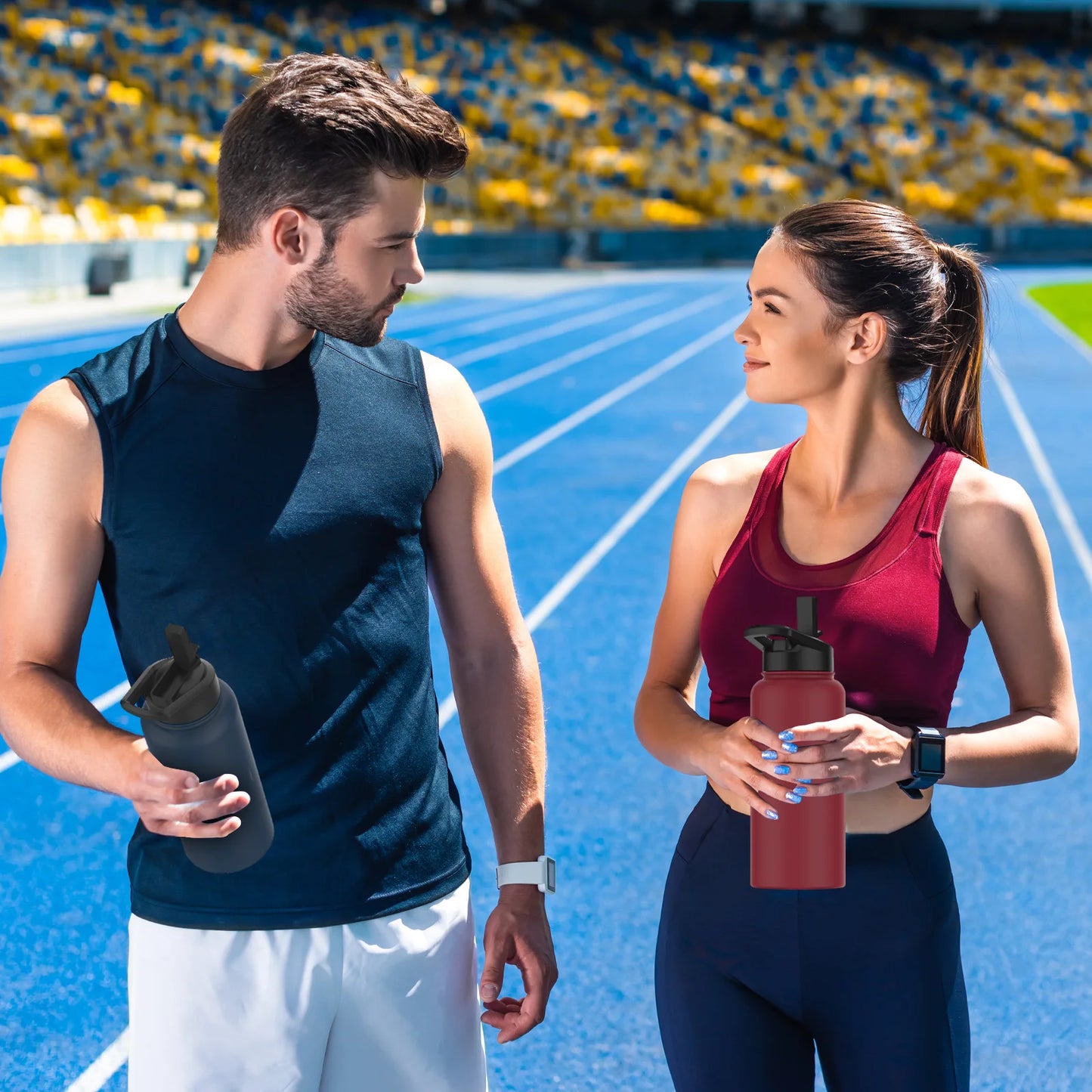 ThermaMax™ 900ML Stainless Steel Sports Water Bottle