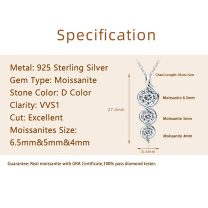 Eternal Twist™ Moissanite Necklace – Wedding & Gift Edition