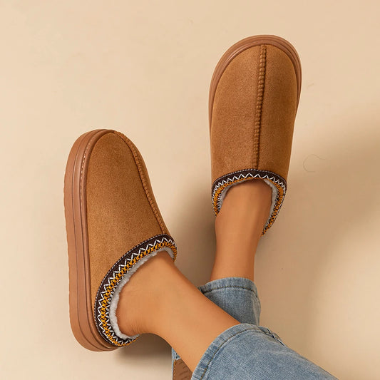 Fuzzy Fur Soft Sole Winter Women's Anti-Slip Slipper