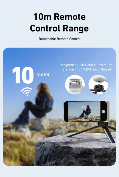 TELESIN™ Magnetic Smart Grip Handle – Shoot Like a Pro
