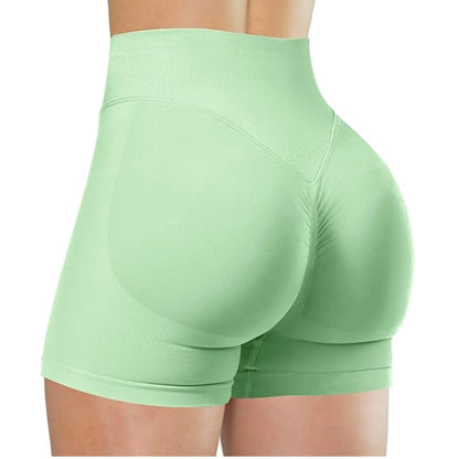 ElevateFit™ High Waist Yoga Shorts – Breathable Running & Training Pants