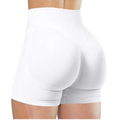 ElevateFit™ High Waist Yoga Shorts – Breathable Running & Training Pants