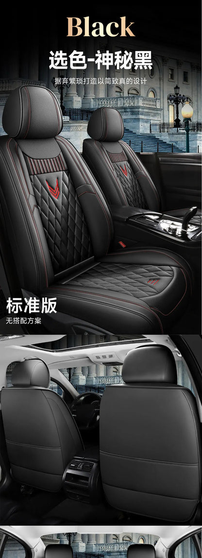 Leather Car Seat Covers for Renault Megane 2 3 Fluence Scenic Clio Captur Kadjar Logan 2 Duster Arkana Kangoo for Vehicle Parts
