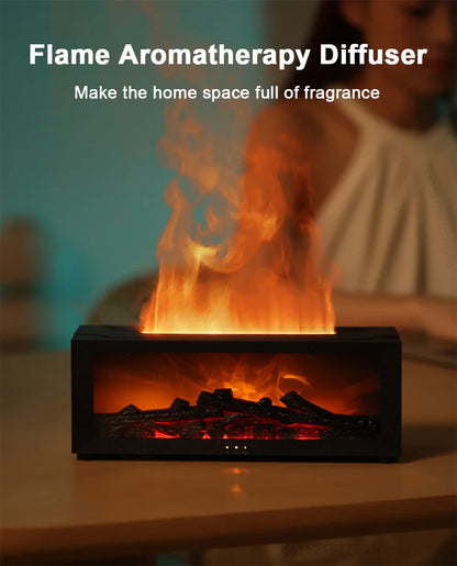 FlameGlow™ Aromatherapy Humidifier with Remote