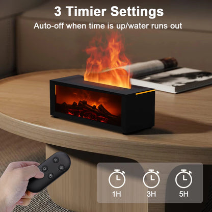 FlameGlow™ Aromatherapy Humidifier with Remote