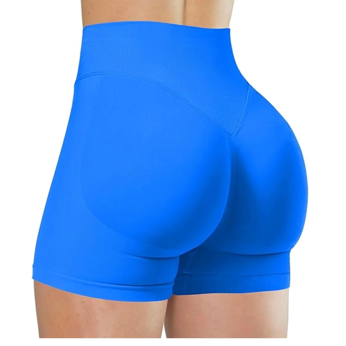 ElevateFit™ High Waist Yoga Shorts – Breathable Running & Training Pants
