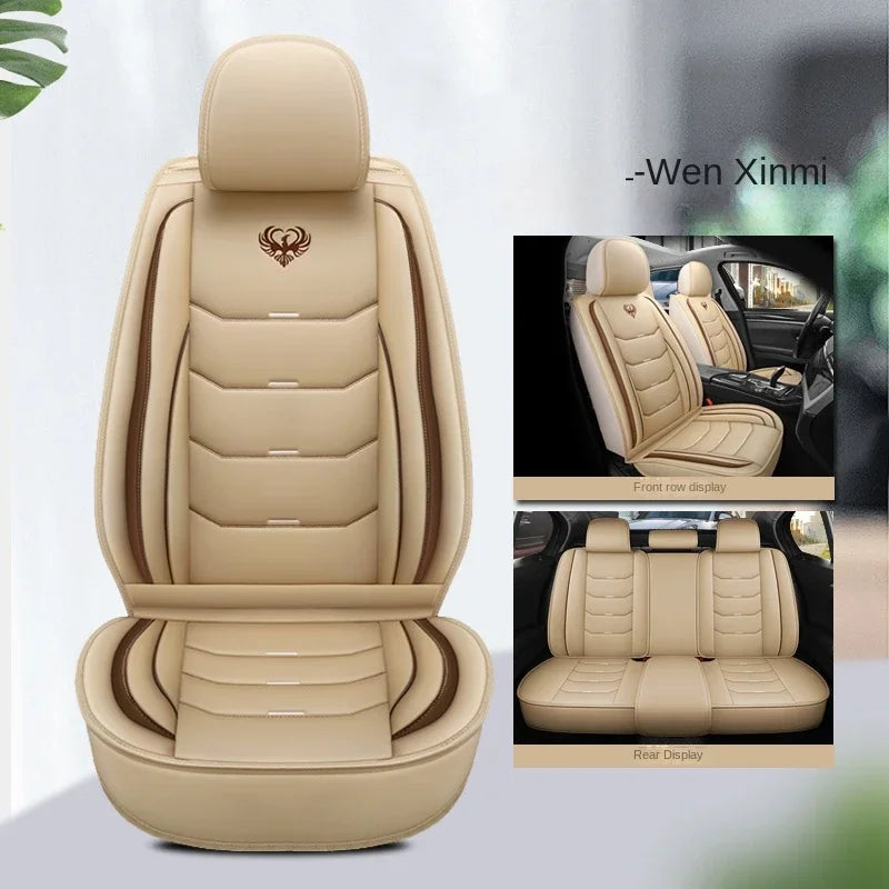Universal Fit Car Seat Covers – 3D Design Faux Leather Protection
