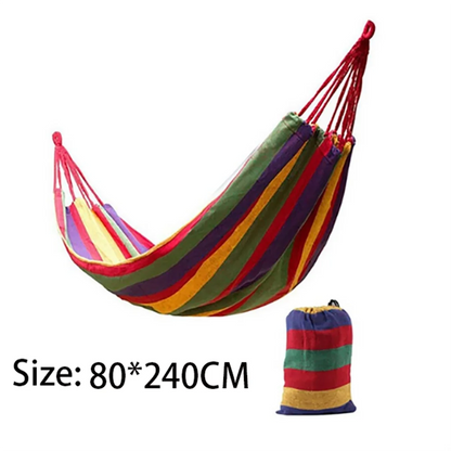 CottonLounge™ 2-Person Hammock — clean, cozy, and brandable.