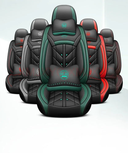Lux Car Seat Covers, Universal Style Full Coverage Car Seat Cover for Mazda CX5 CX30 Volvo V40 Renault Megane Clio 3 Rav4 Car Accessories Pu Leather