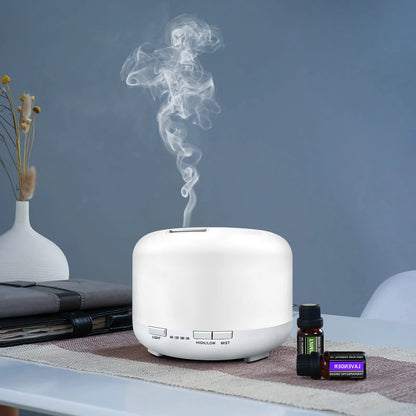 Humidifier + Aroma Diffuser with Remote Control, 5V 2A ( Essential Oil Aroma optional )