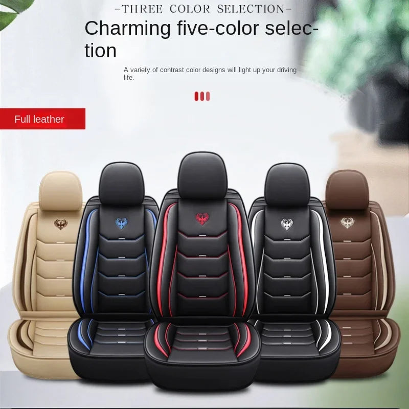 Universal Fit Car Seat Covers – 3D Design Faux Leather Protection