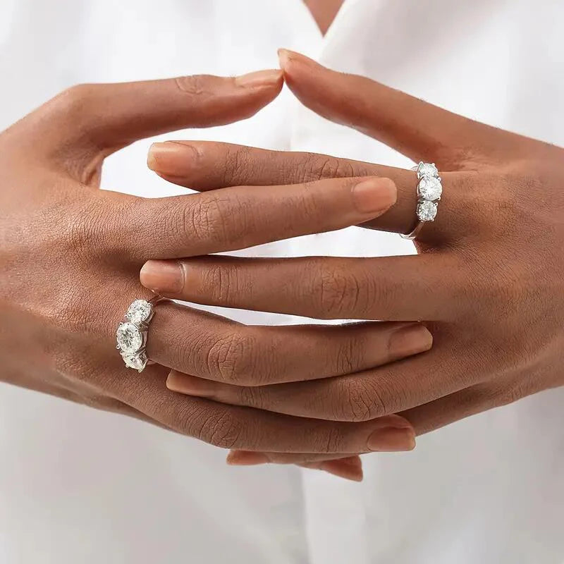 Celestara™ Moissanite Bridal Ring