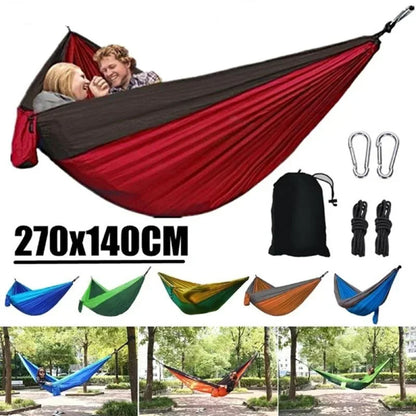 🌿 SoloNest™ Outdoor Nylon Hammock