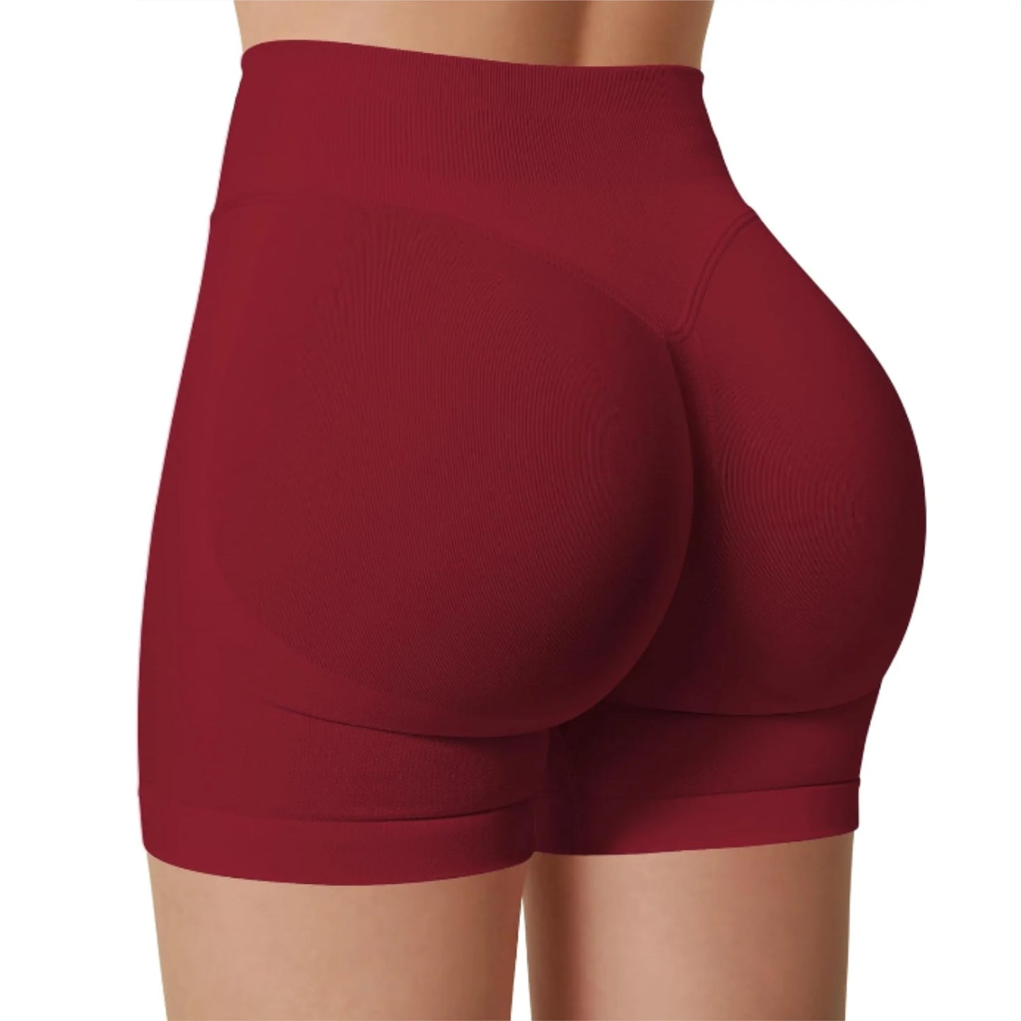 ElevateFit™ High Waist Yoga Shorts – Breathable Running & Training Pants