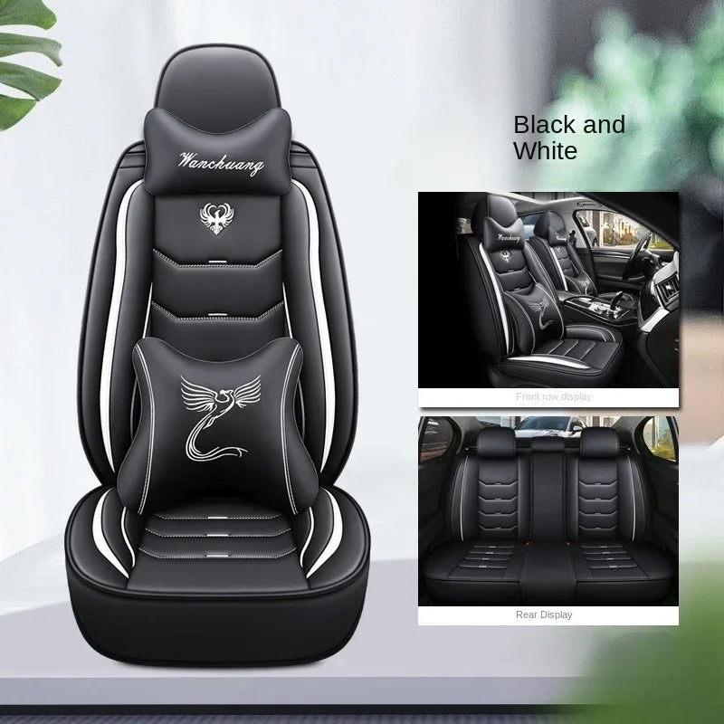 Universal Fit Car Seat Covers – 3D Design Faux Leather Protection