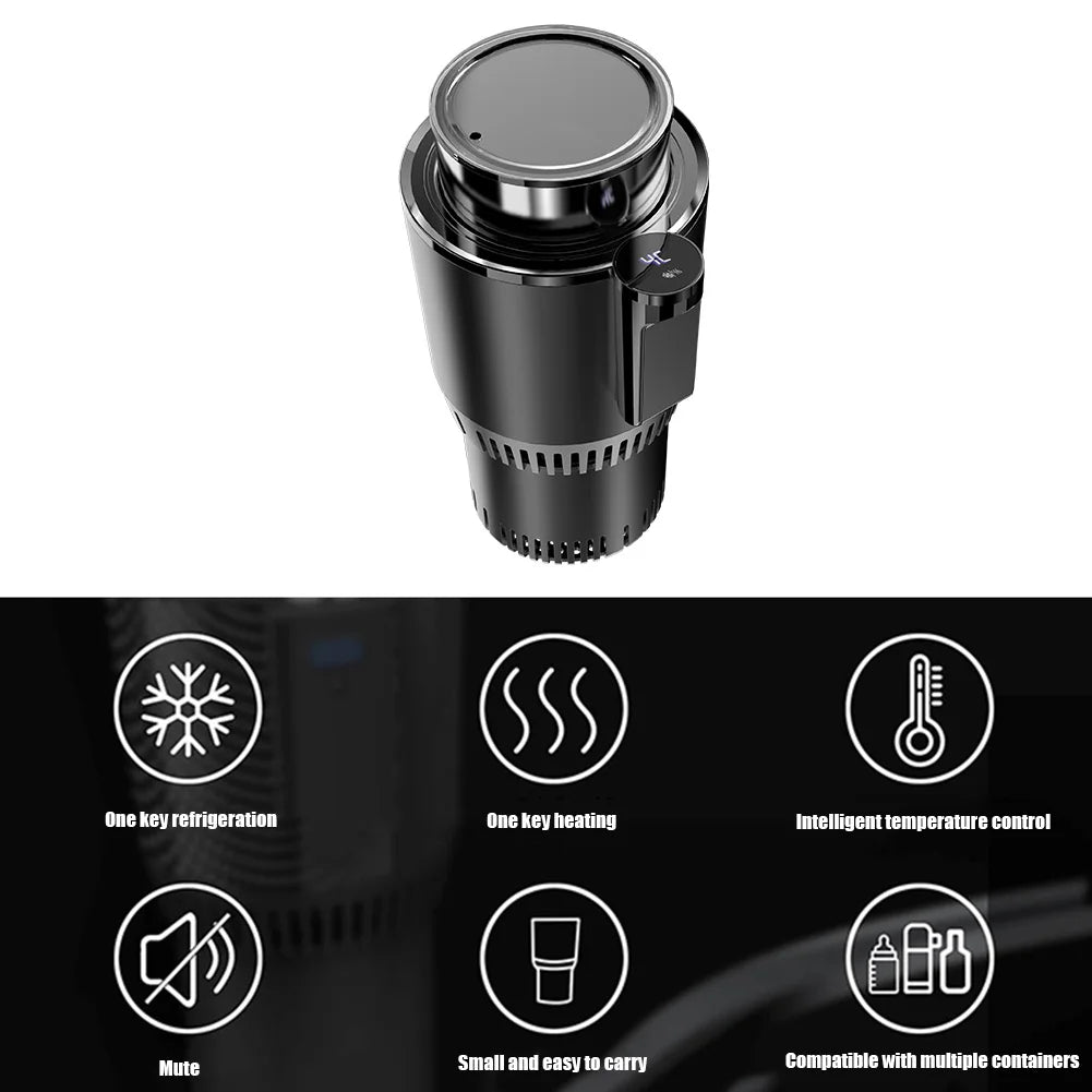 Portable Smart 2 In 1 12V  Cooling & Heating car Cup Drinks Holder