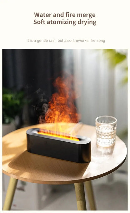 GlowMist™ RGB Flame Diffuser with 7 LED Colors