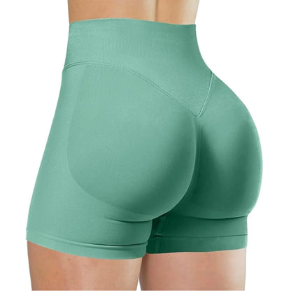 ElevateFit™ High Waist Yoga Shorts – Breathable Running & Training Pants