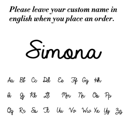 Signature Glow™ Custom Silve Choker – Personalized Stainless Steel Name Necklace