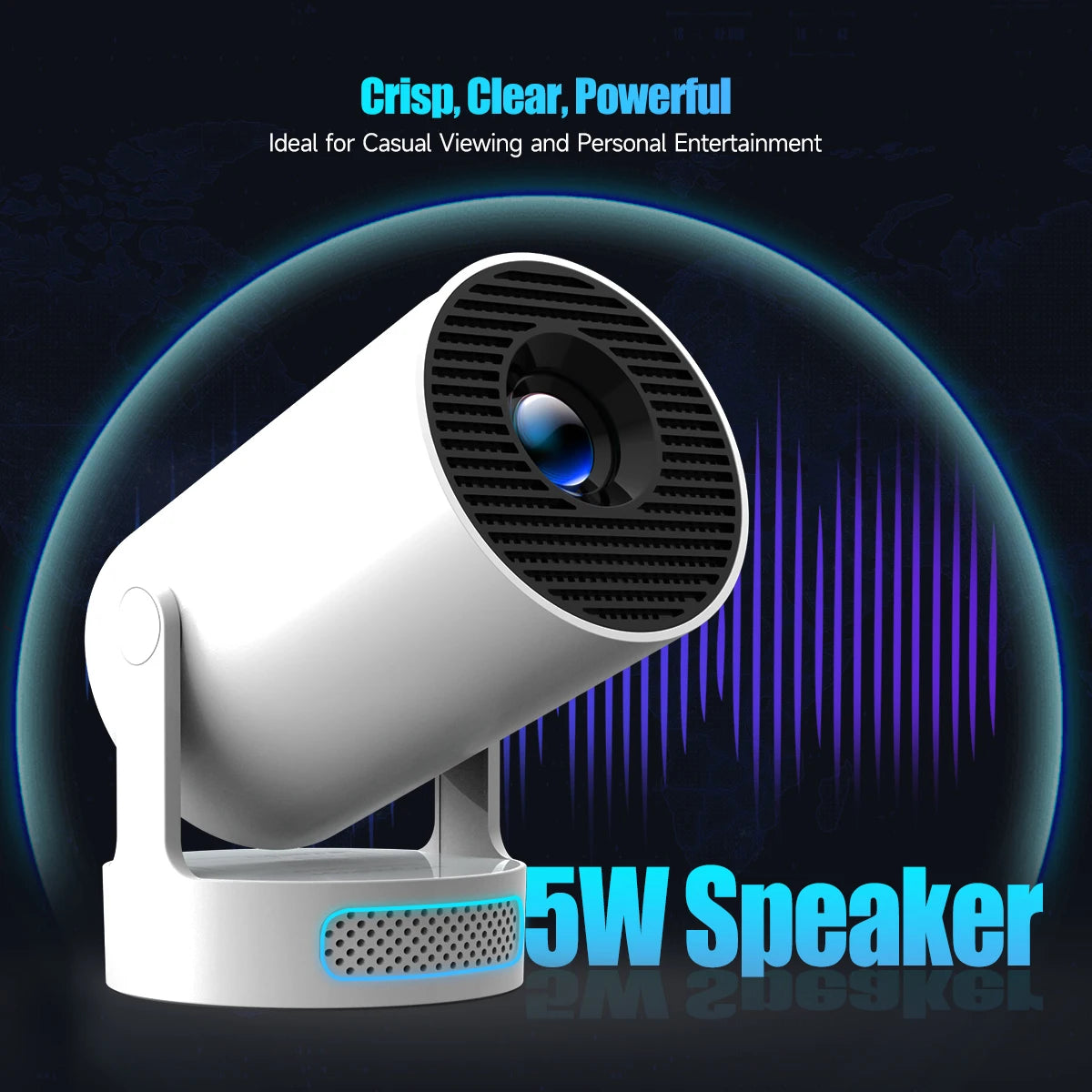 MagBeam™ 720P Smart Projector (4k support)