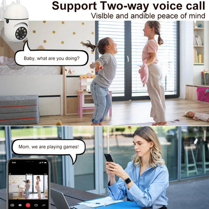 Wifi Camera 1080P HD Speed Dome Auto Tracking Camera Smart Home Outdoor Wireless WIFI Camera Surveillance Night Vision Monitor
