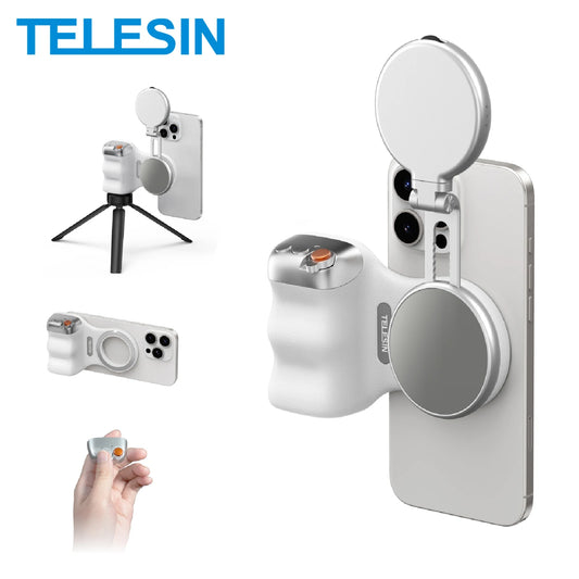 TELESIN™ Magnetic Smart Grip Handle – Shoot Like a Pro