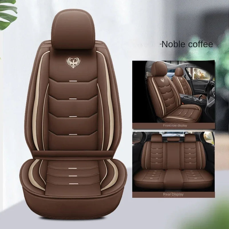 Universal Fit Car Seat Covers – 3D Design Faux Leather Protection