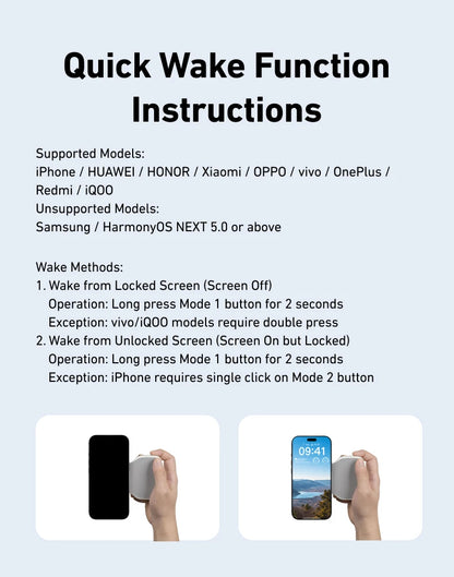 TELESIN™ Magnetic Smart Grip Handle – Shoot Like a Pro
