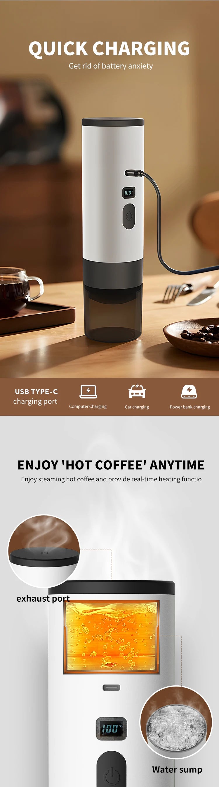Xiaomi Youpin CaféGo™ Portable Coffee Machine