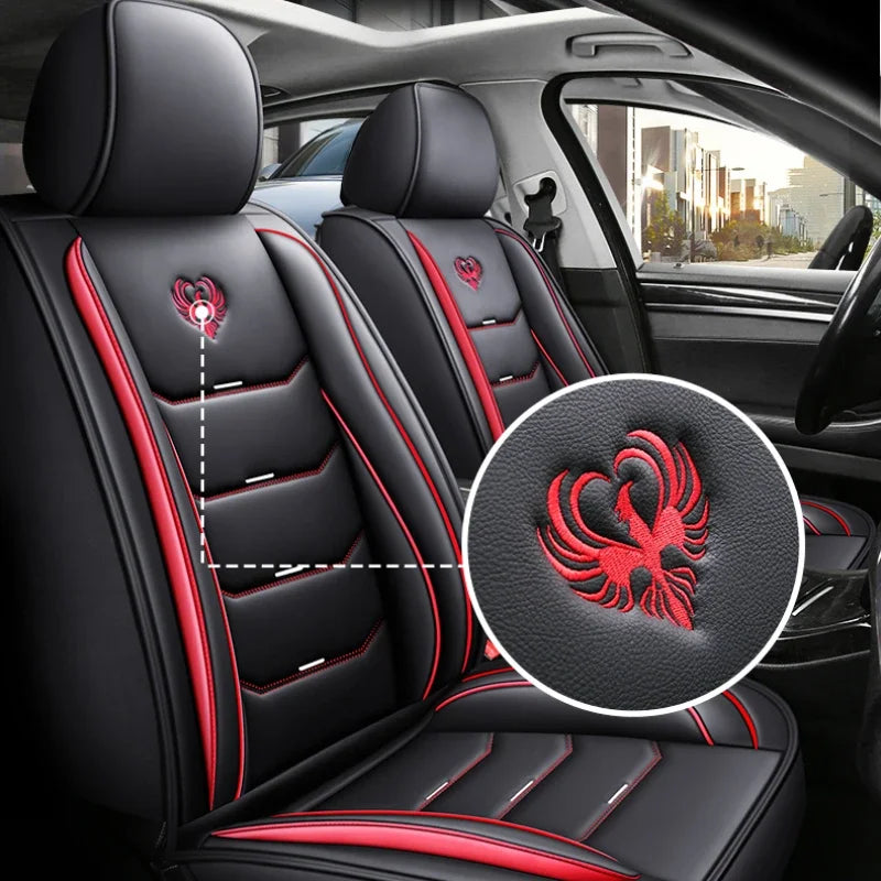 Universal Fit Car Seat Covers – 3D Design Faux Leather Protection