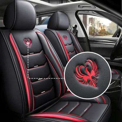 Universal Fit Car Seat Covers – 3D Design Faux Leather Protection